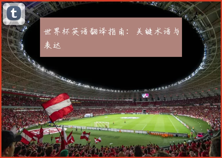 世界杯英语翻译指南：关键术语与表达